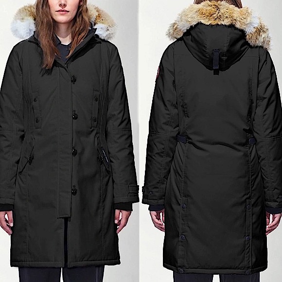 Canada Goose Jackets & Blazers - CANADA GOOSE Black Kensington Parka Oversized Removable Fur Ruff 625 Fill Power